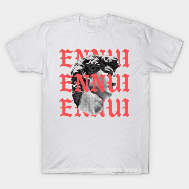 Aesthetic Ennui ∆∆∆ VAporWavE StatuE T-Shirt by DankFutura